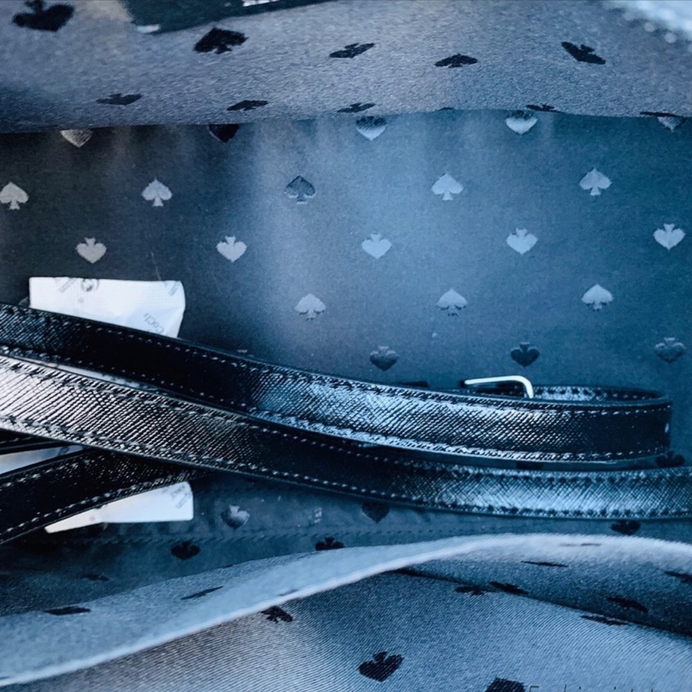 NWT 💞Kate Spade Glitter Satchel & Crossbody - Picture 6 of 6
